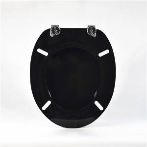 Molded Wood Toilet Seat – Black Diamond