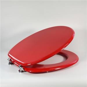 Molded Wood Toilet Seat – Red Type