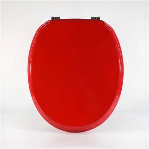 Professional Design Wooden Toilet Lid - Molded Wood Toilet Seat – Red Type – Haorui