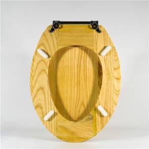 Natural Wood Toilet Seat – Pine Wood 02