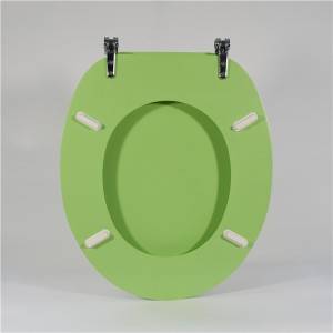 MDF Wood Toilet Seat – Matte Green