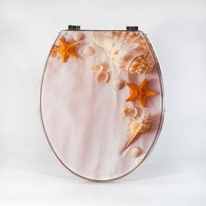 factory low price Starfish Toilet Lid - Polyresin Toilet Seat – Paper Sand – Haorui
