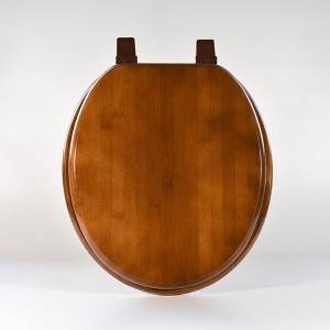 100% Original Factory Stone Toilet Lid - Natural Wood Toilet Seat – Bamboo (17 inch) – Haorui
