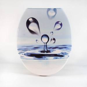 Duroplast Toilet Seat – Water Drop