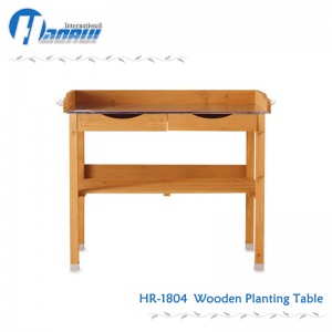 Wooden planting table plant table plant shelf