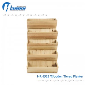 Wooden Tiered Planter multi layer planting box