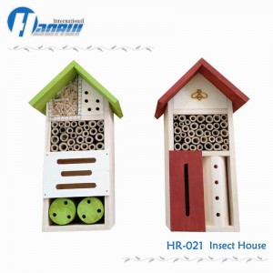 Insect hotel Eco-friendly solid wood insect house Custom insect house factory wooden bee hotel