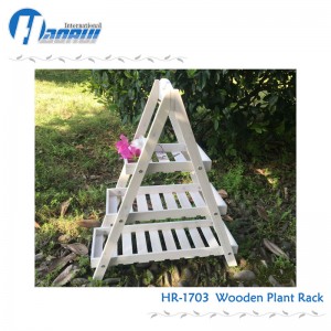 Wooden Plant Stand, Wood Plant Rack, Wood rack for planting, A shape wood plant stand, 3 layer wood plant stand