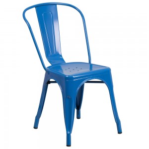 Famous Discount Heavy Duty Metal Chairs Factory products –  Manufacturers Direct Selling Overall Colors Restaurant Bar Iron Metal Dining Chair  – Haosi