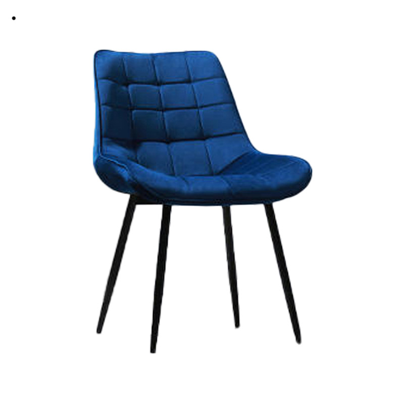 High-Quality Cheap Velvet Dining Chairs Blue Manufacturers Suppliers –  Nordic Velvet Leisure Modern Fabric Dining Chair  – Haosi