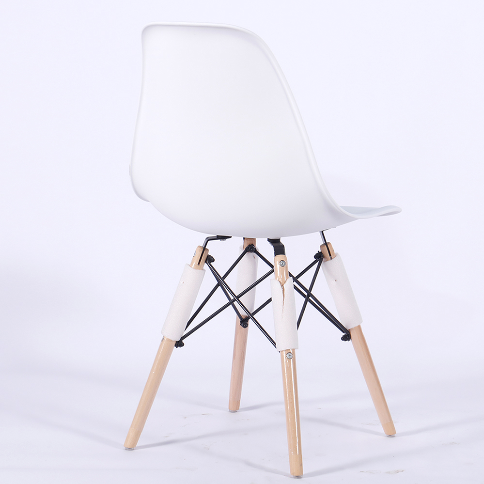 Wholesale China White Plastic Modern Chairs Manufacturers Suppliers –  Eames Plastic Side Chair DSW Ash Base  – Haosi