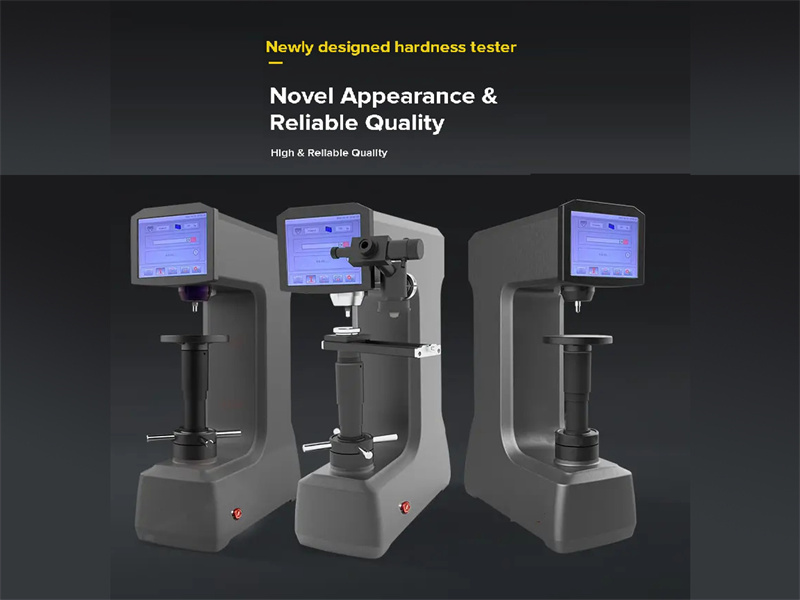 Updated Rockwell hardness tester which using electronic loading test force replacing weight force