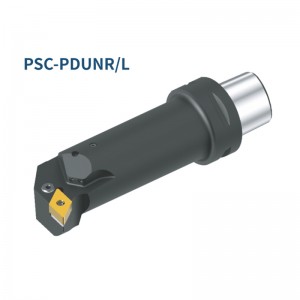 Harlingen PSC svarvverktygshållare PDUNR/L Precision Coolant Design, kylvätsketryck 150 bar