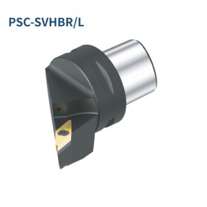 Harlingen PSC Turning Toolholder SVHBR/L Precision Coolant Tsim, Coolant Siab 150 Bar