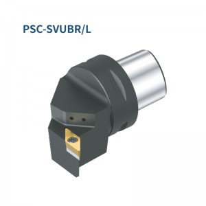 Harlingen PSC Tig Toolholder SUBR/L Precision Coolant Tsim, Coolant Siab 150 Bar