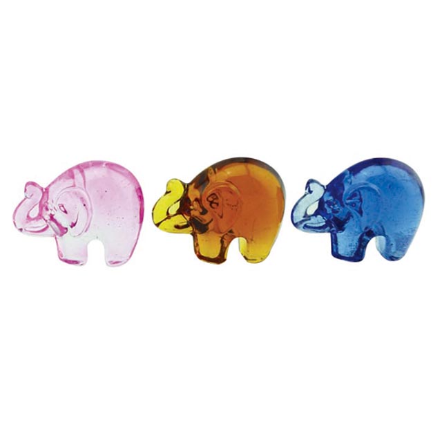 Excellent quality Glass Sentiment Pebble - Glass gift  crystal elephant glass elephant statue – Harmony