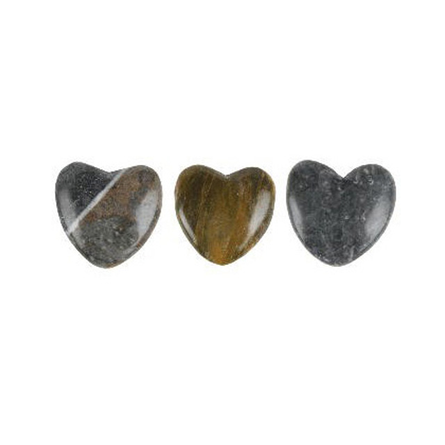 Stone heart Natural marble heart worry stonefactory supply