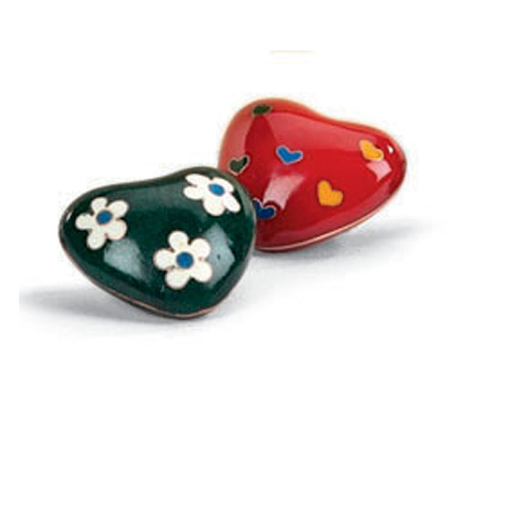 Good quality Cloisonne Sound Hearts - Metal heart Cloisonne heart with sound handmade   customized designs – Harmony