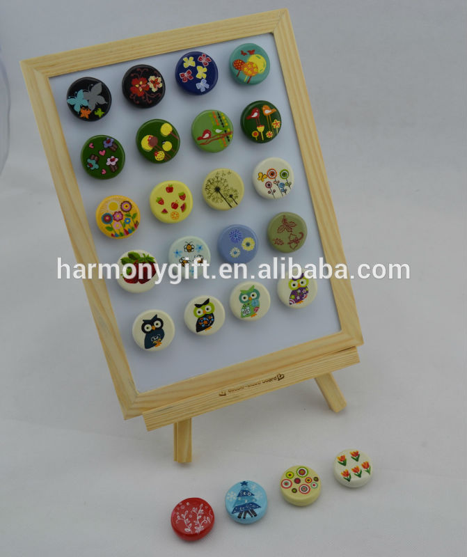 Factory wholesale Inspiritional Stone - magnet with beads shape with handpainting – Harmony