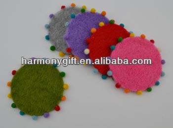 Professional Design Petanque - Item 6740 wool coaster – Harmony