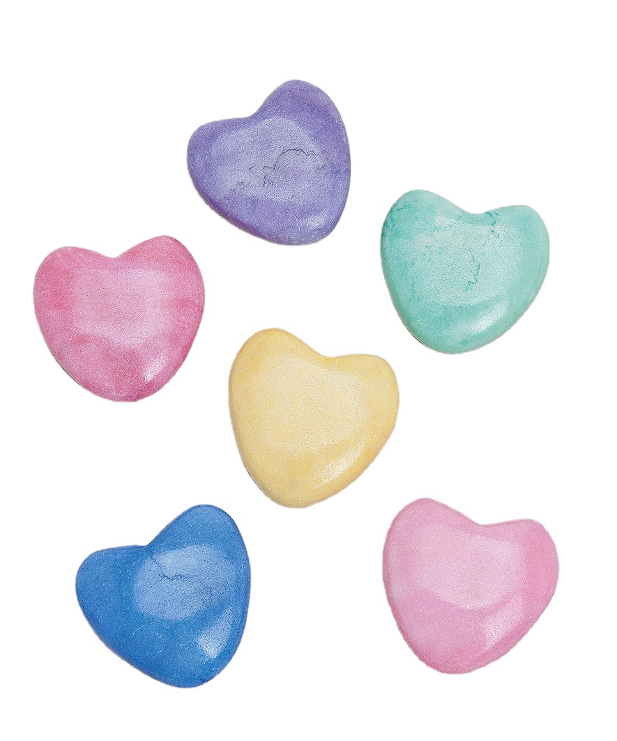 Natural stone heart  marble heart  dyed solid color  love heart