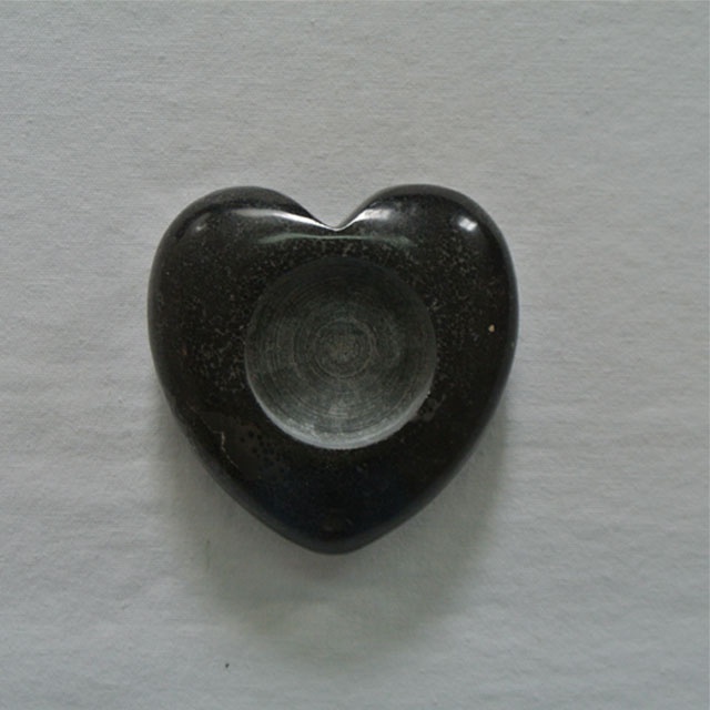 stone candle holder natural marble heart shape  for decoration