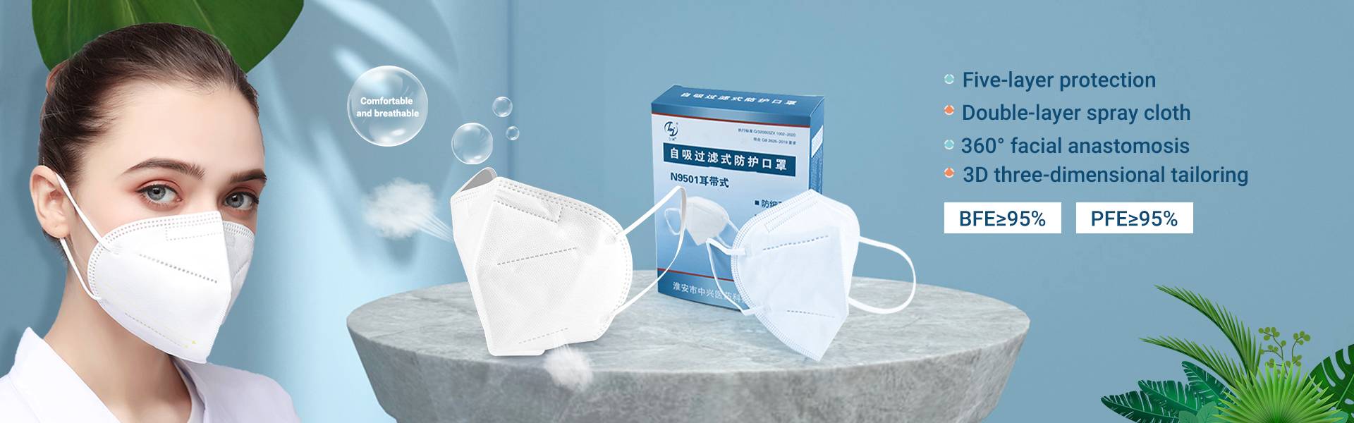Self-suction filter mask
