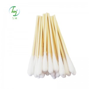 Disposable Cotton Swab , Biodegardable Eco-friendly with bamboo stick
