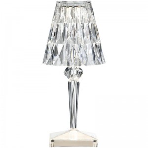 China suppliers luxury gold bedside table light led crystal modern