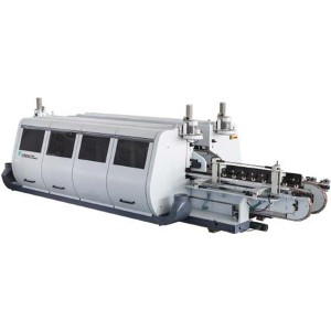 OEM Supply Pvc Door Production Line - High Speed Double End Tenoner Line with Double Wide Chain – Hawk