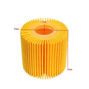 China Customized oil filter element hot sale oem engine oil filter 04152-31090 04152-31110 04152-YZZA1