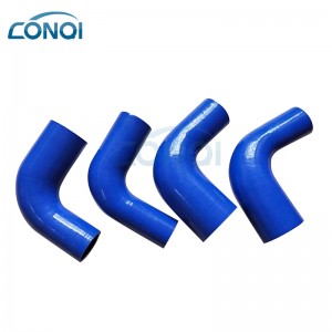 Wholesale High Temperature Radiator 45/90 Degree Elbow Reducer Silicone Hose Flexible Braided Air Hose