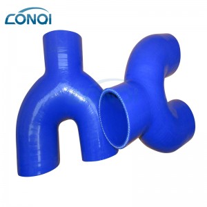 Resource Factory Customize Y Shape Silicone Hose Car Reinforced Braided Intercooler Silicone Heater Hose