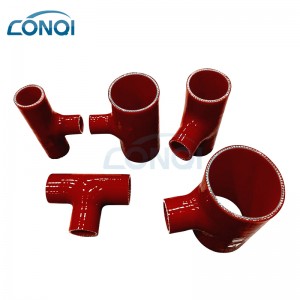 Factory Wholesale Customized High Quality T Shape Silicone Hose