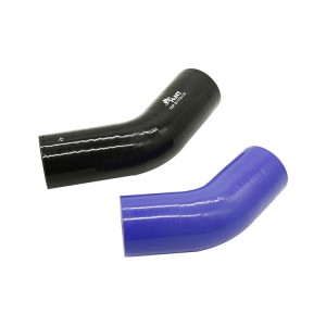 Factory Outlet 3 Inch Car Air Intake Hose 45 Degree Elbow Silicone Hose