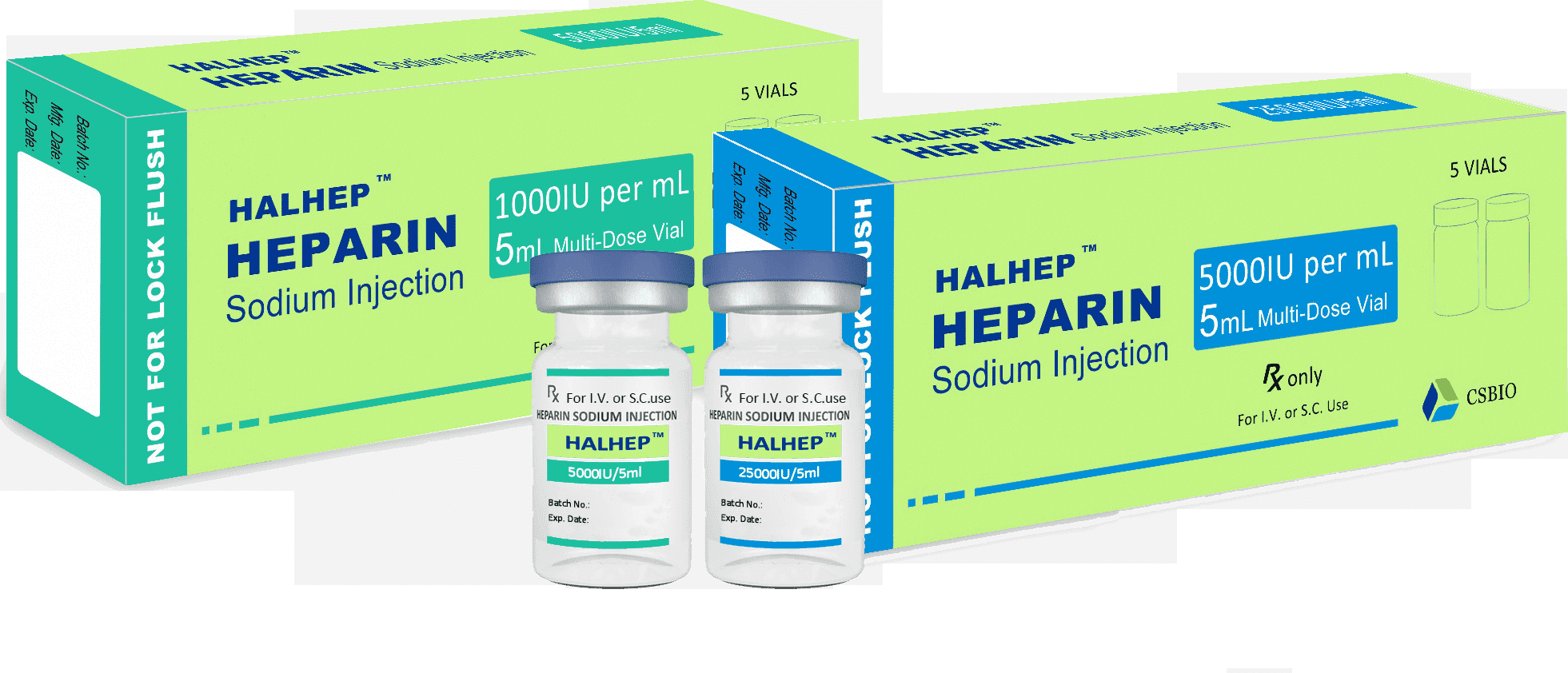 Best-Selling Halal Heparin Manufacturer - Heparin Sodium Injection(Bovine Source) – CSBIO