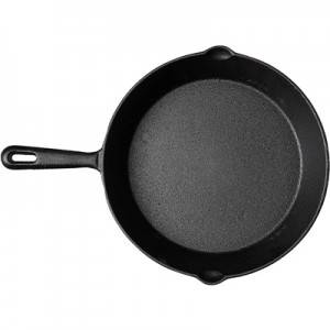 Pre-Seasoned Cast Iron Pot Skillet Frying Pans Oven Safe Cookware for Stove Barbecue and Campfire Cooking