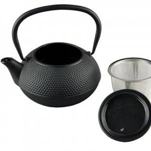 Japanese Tea Kettle Cast Iron Teapot Infuser Strainer Set Stainless Steel Filter