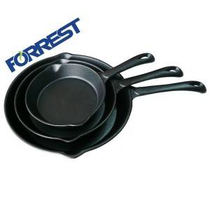 Pre-Seasoned Cast Iron Skillet Frying Pan Oven Safe Cookware for Indoor & Outdoor Use – Grill, StoveTop, Black