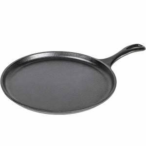 Factory selling Steel Cast Iron Grill Pan - 10.5 inch Pre-Seasoned Cast Iron Round Griddle Pancake Pan – Forrest