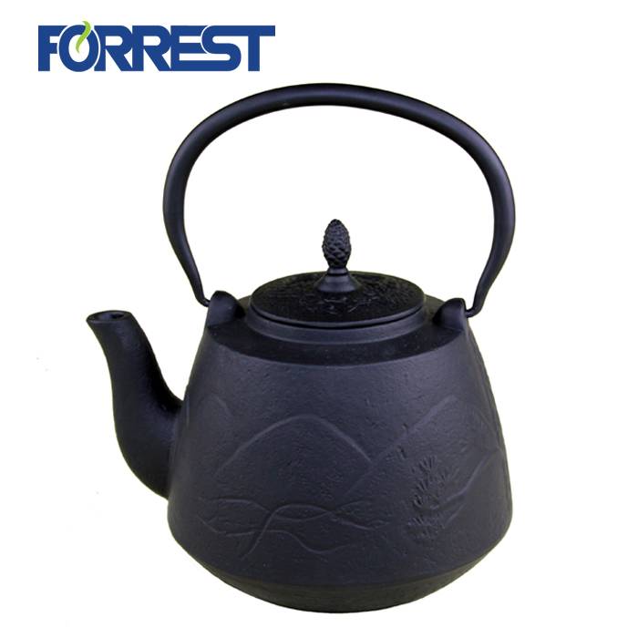 Factory directly Cast Iron Square Grill Pan - 2L Teapot cast iron, new tea kettle – Forrest