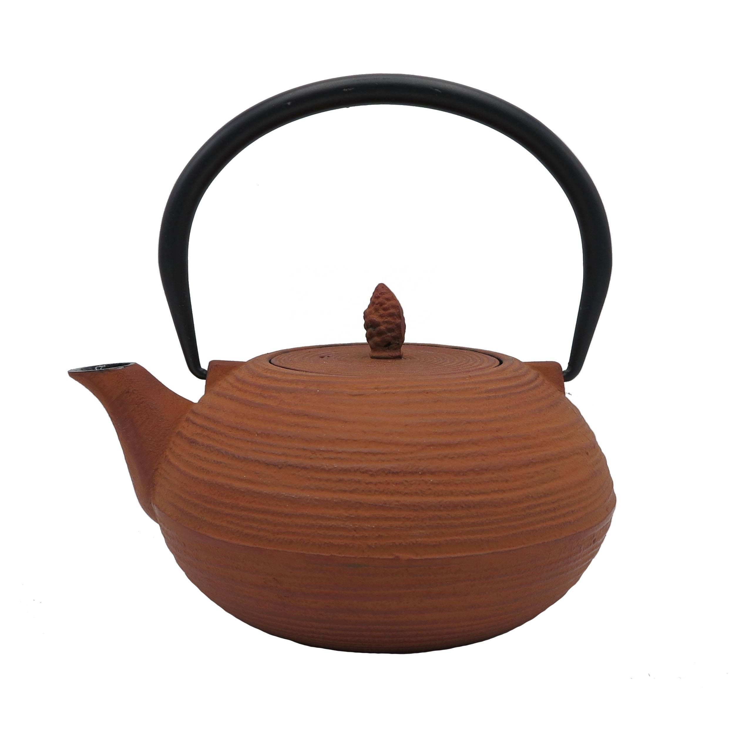 Wholesale Price China Chinese Embossed Hot Sale Cast Iron Teapot with Tripod and Cups