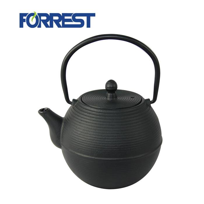 Cast iron teapot FDA and LFGB approved