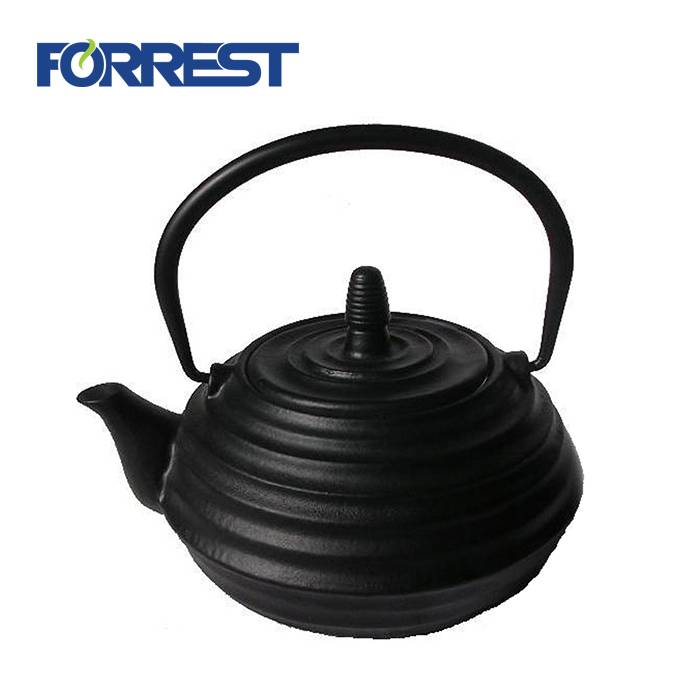 Best wholesale Eurofins approved yellow color enamel tetsubin cast iron kettle teapot with S/S Infuser