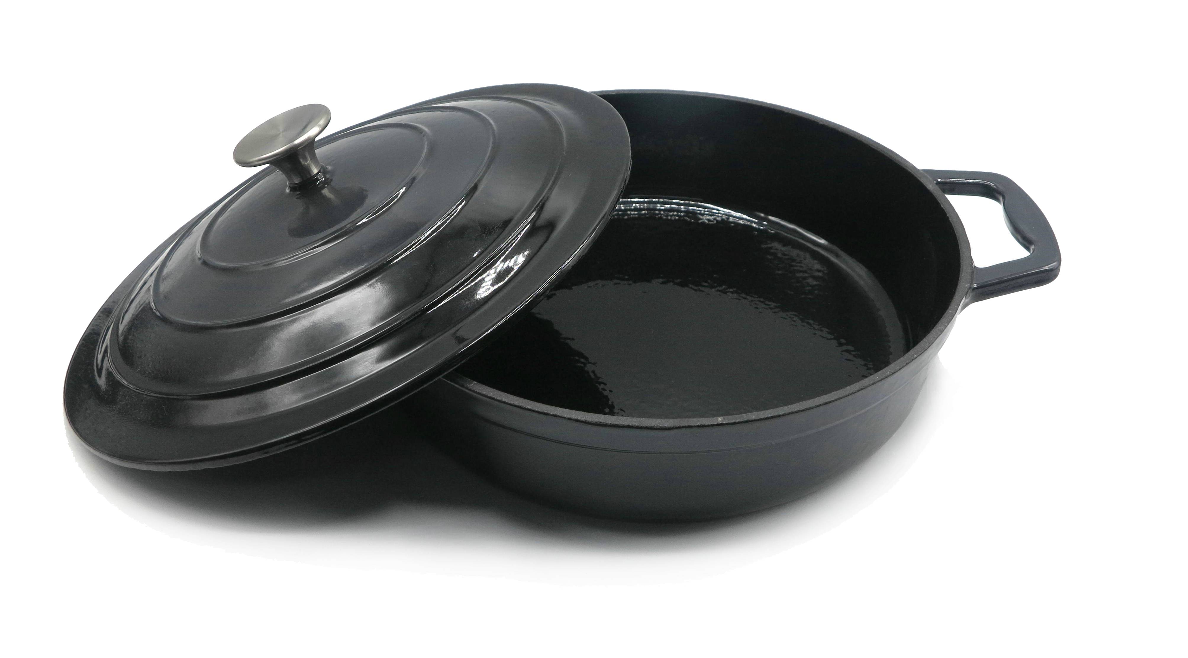 cast iron cookware casserole 3.1L cast iron covered casserole