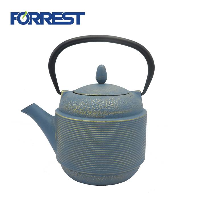 Metal Tea kettle 800ML cast iron enamel coated teapot Featured Image