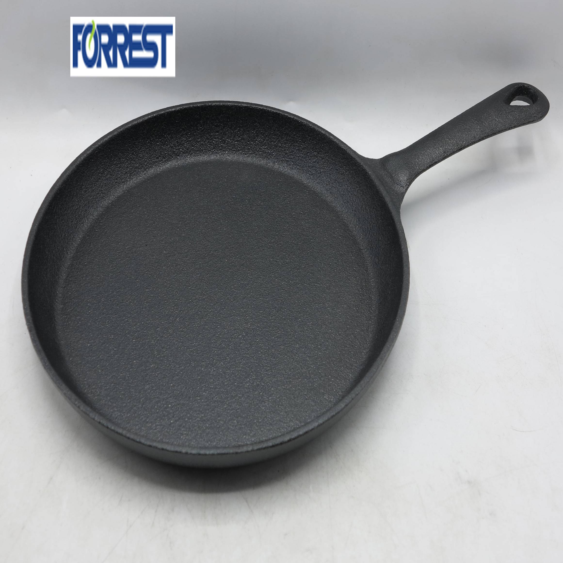 Preseasoned cast iron cookware Round 20cm frying pan FDA approved