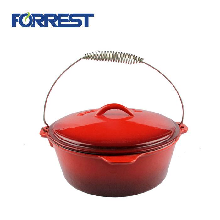 Rapid Delivery for Oval Casserole Set - Cast Iron Preseasoned Dutch Oven – Forrest