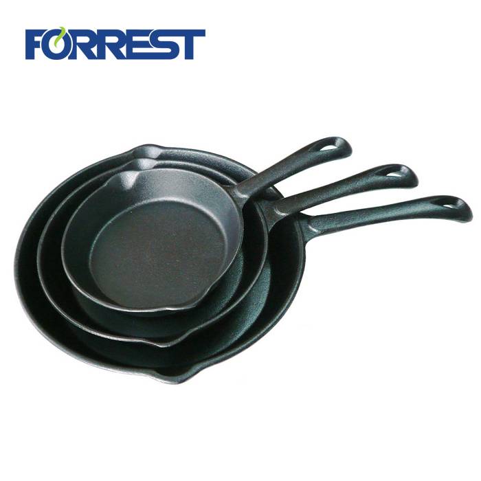Cast iron fry pan with SGS Certificate