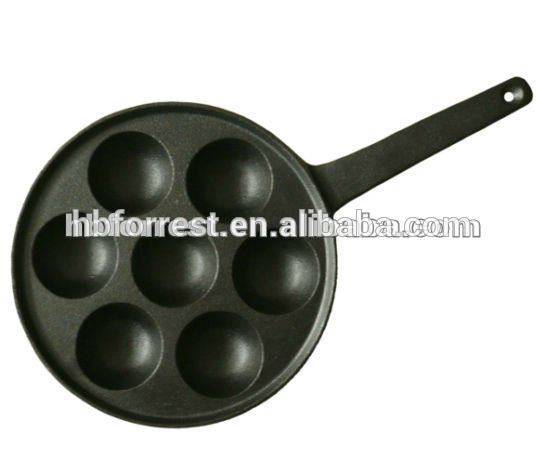 7pcs round holes Cast Iron Bakeware set